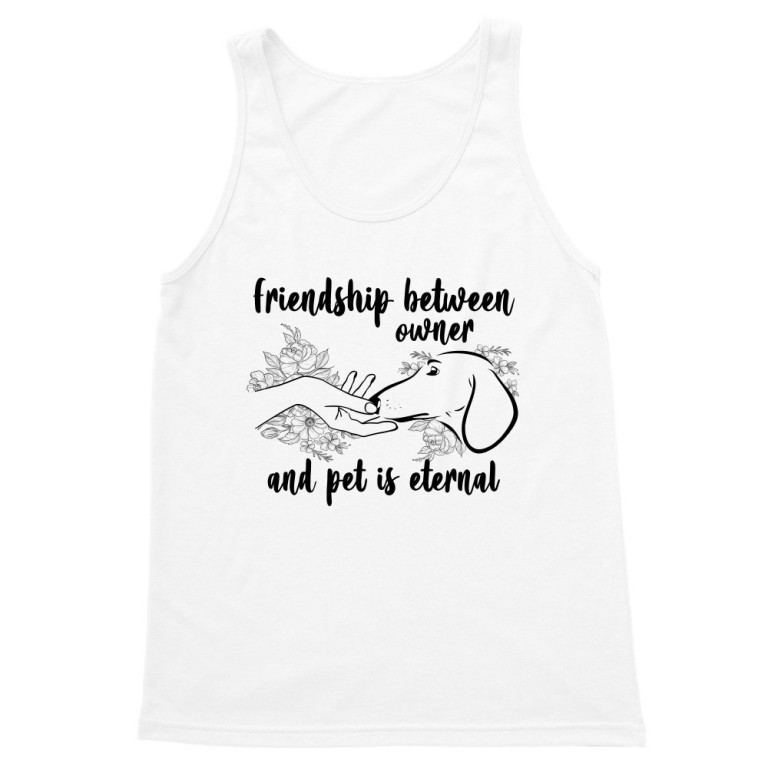 Friendship between owner and dachshund