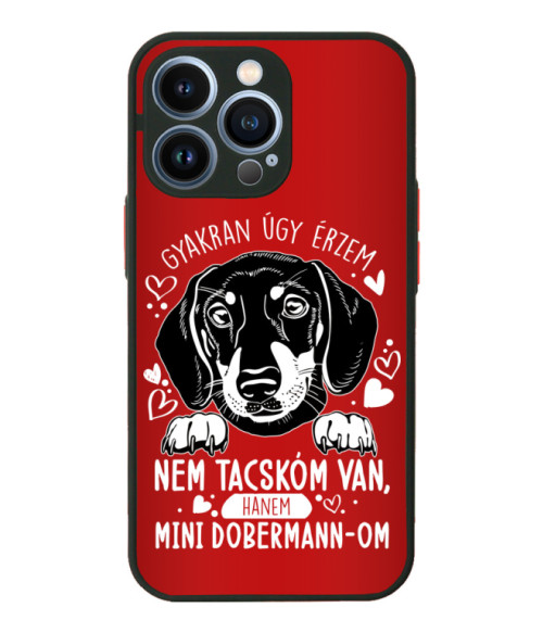 Mini dobermann Tacskó Telefontok - Tacskó