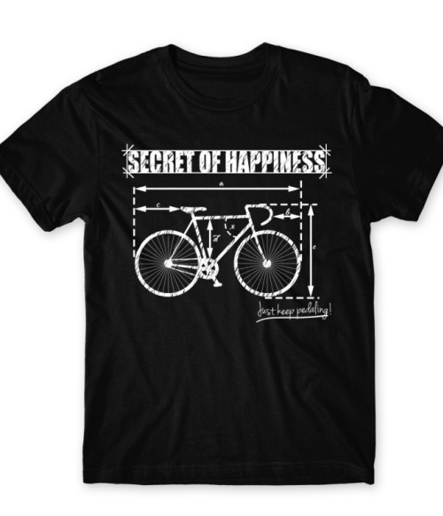 Secret of happiness Biciklis Póló - Szabadidő