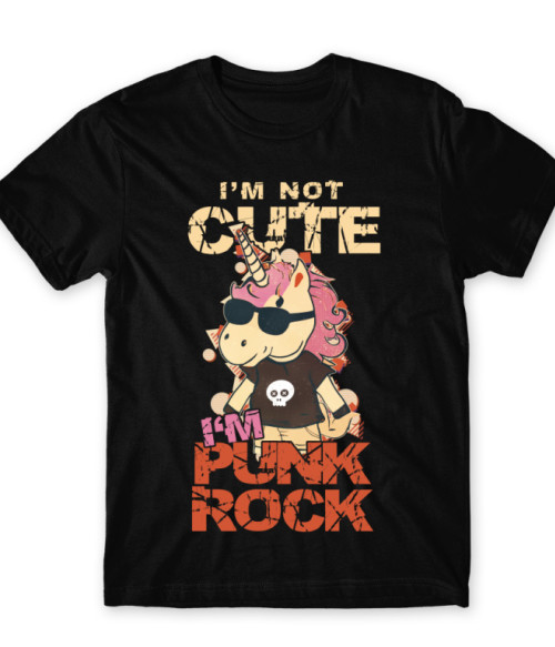I'm not cute, i'm punk rock Rocker Póló - Zene