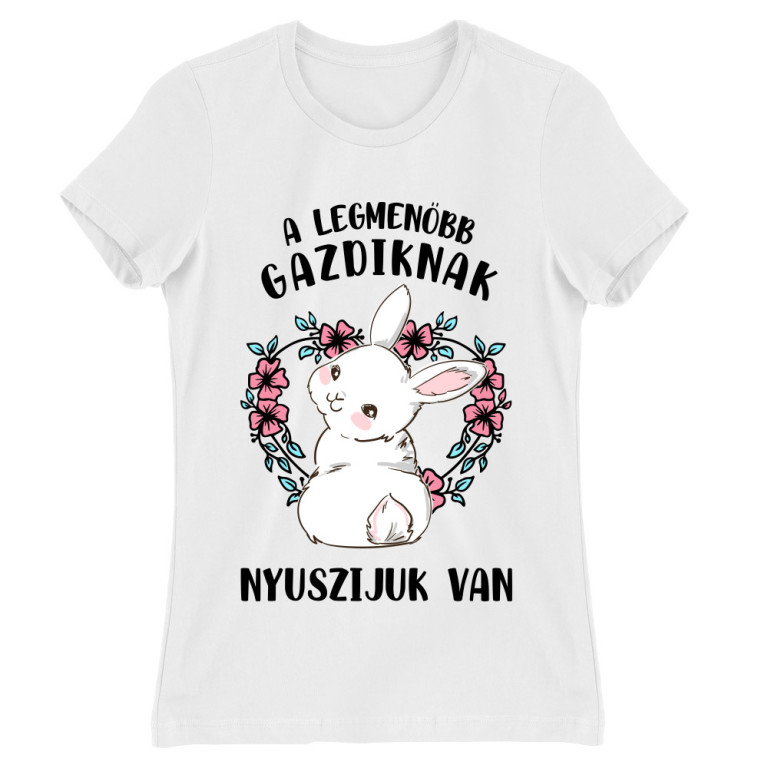 Legmenőbb gazdi - nyuszi - Női Póló