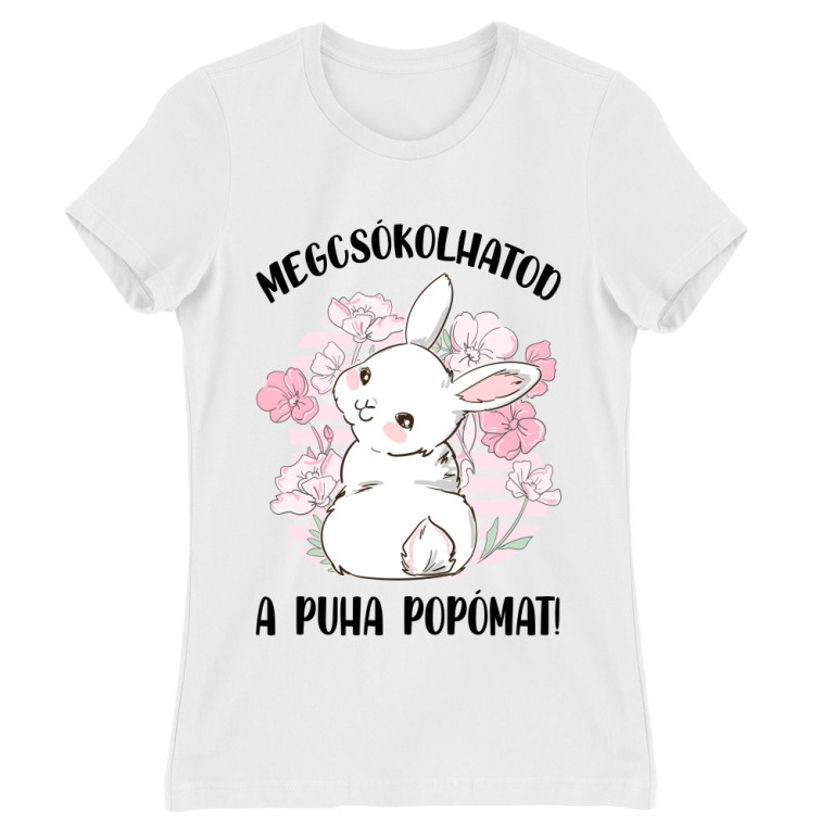 Puha popó - nyuszi - Női Póló