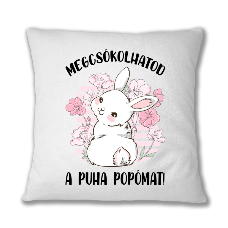 Puha popó - nyuszi - Párnahuzat