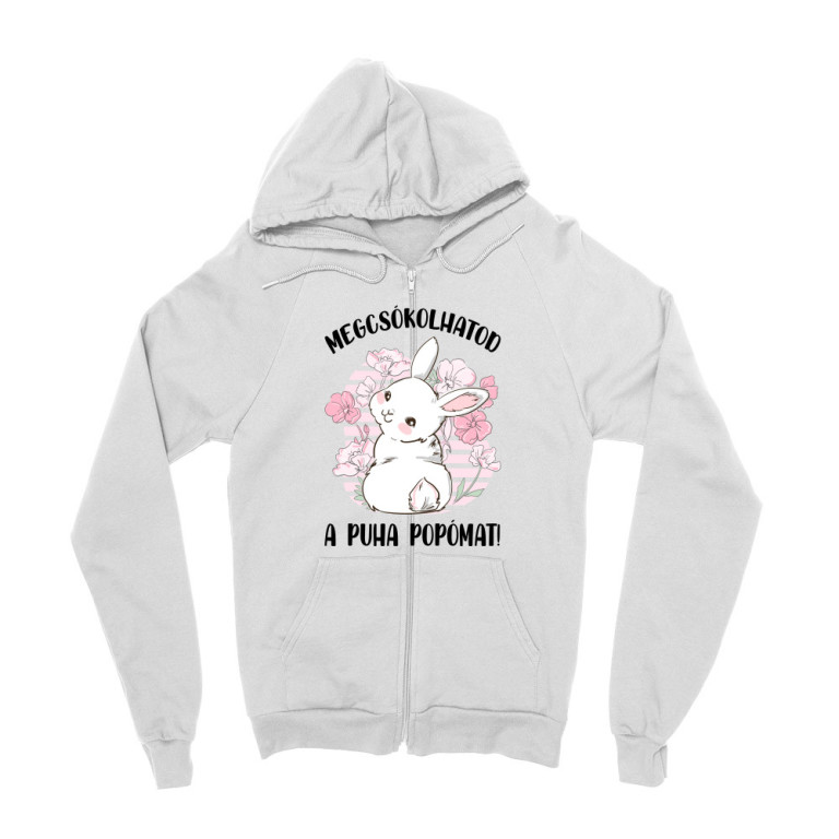 Puha popó - nyuszi - Zipzáros Pulóver