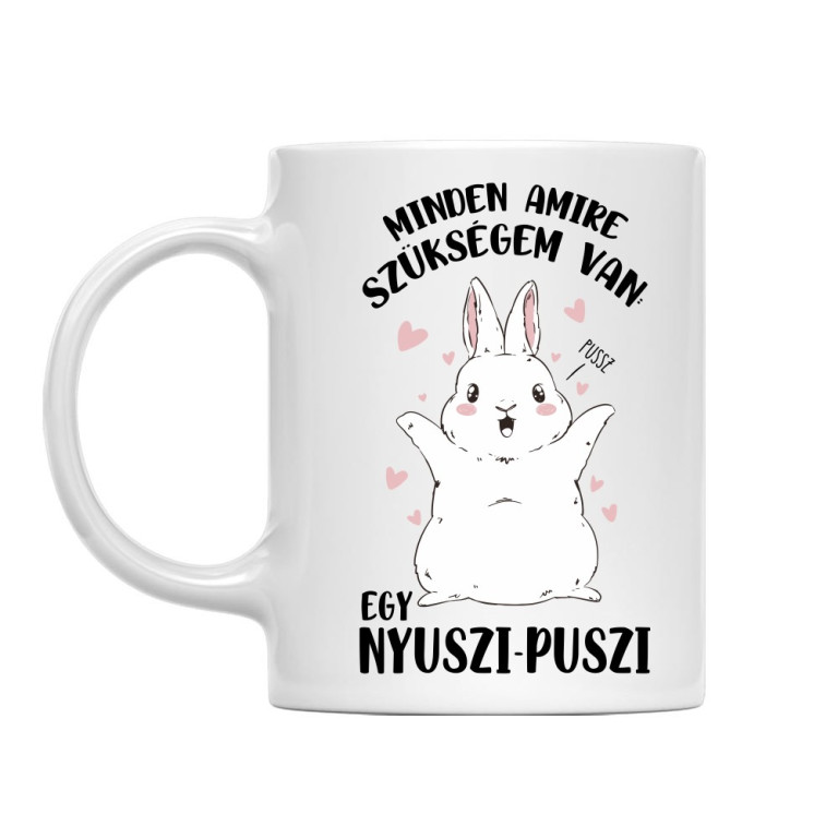 Nyuszi-puszi - Bögre