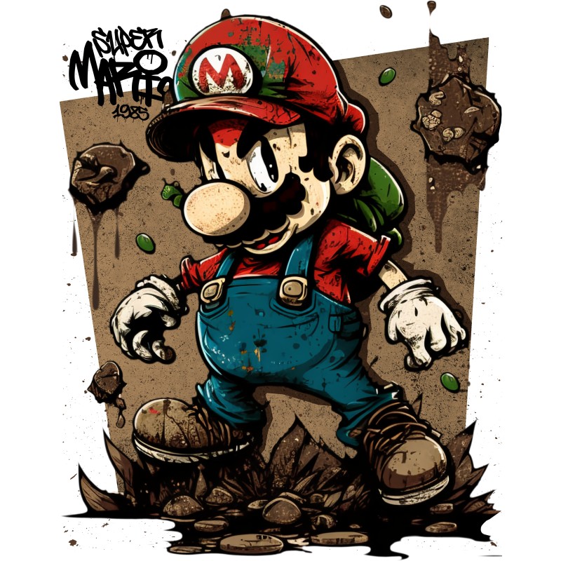 Super Mario grunge