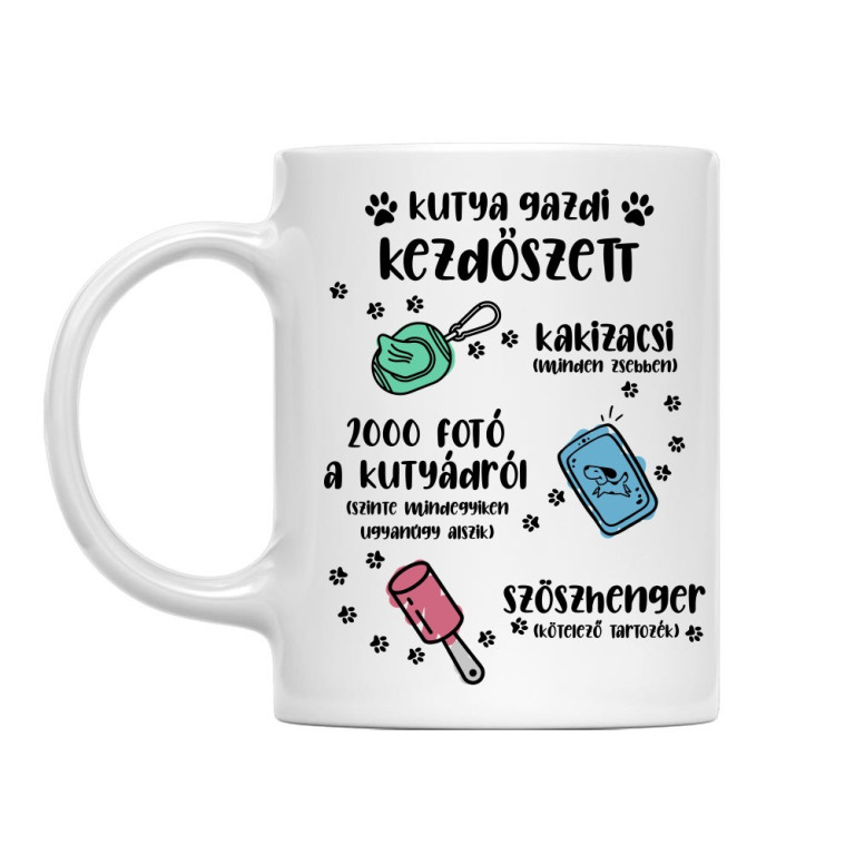 Kutyagazdi kezdőszett - Bögre