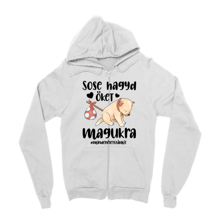 Sose hagyd őket magukra - Zipzáros Pulóver