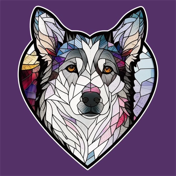 Husky - Glass design Husky Husky Husky Pólók, Pulóverek, Bögrék - Szánhúzókért Alapítvány