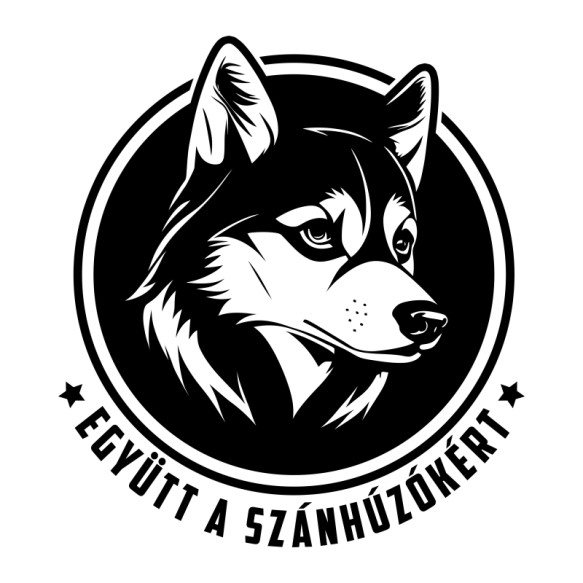 Együtt a szánhúzókért Husky Husky Husky Pólók, Pulóverek, Bögrék - Szánhúzókért Alapítvány