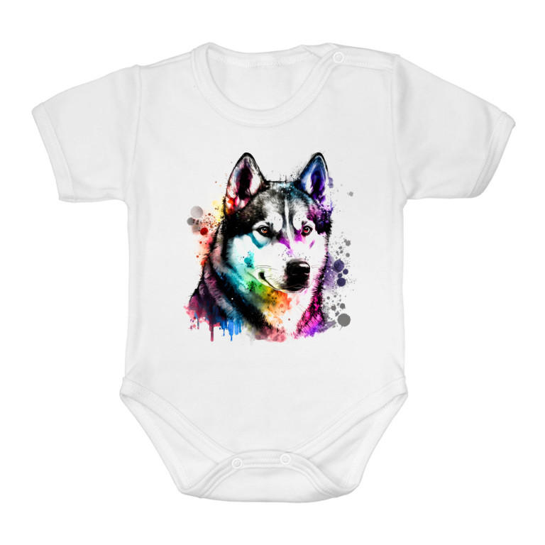 Husky watercolor