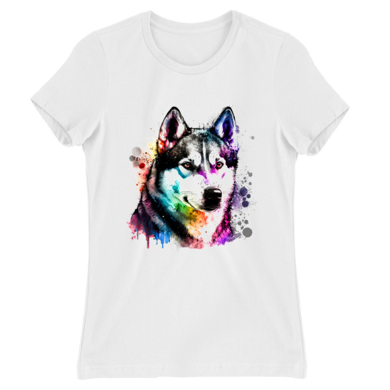 Husky watercolor