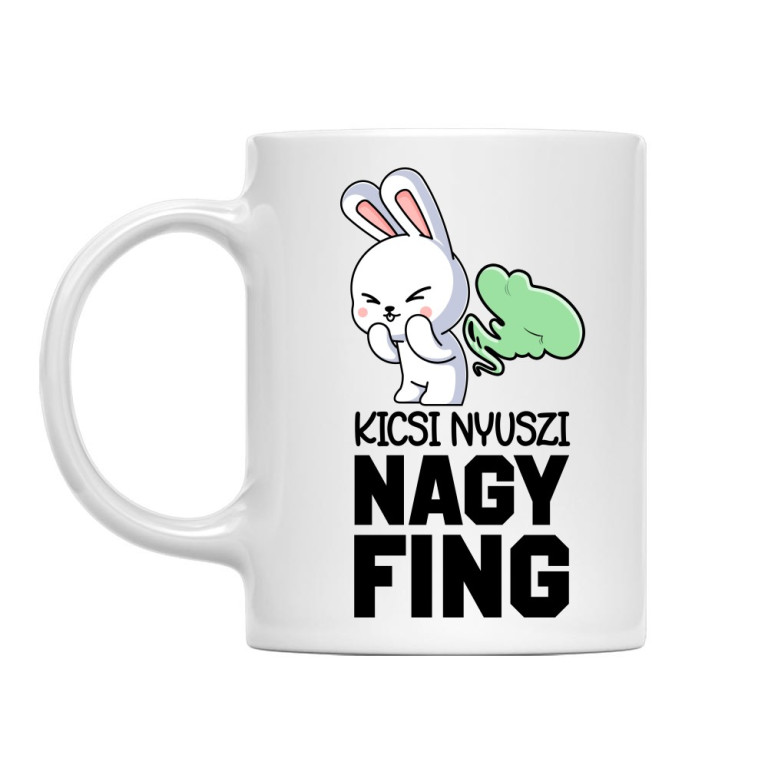 Kis nyuszi nagy fing - Bögre