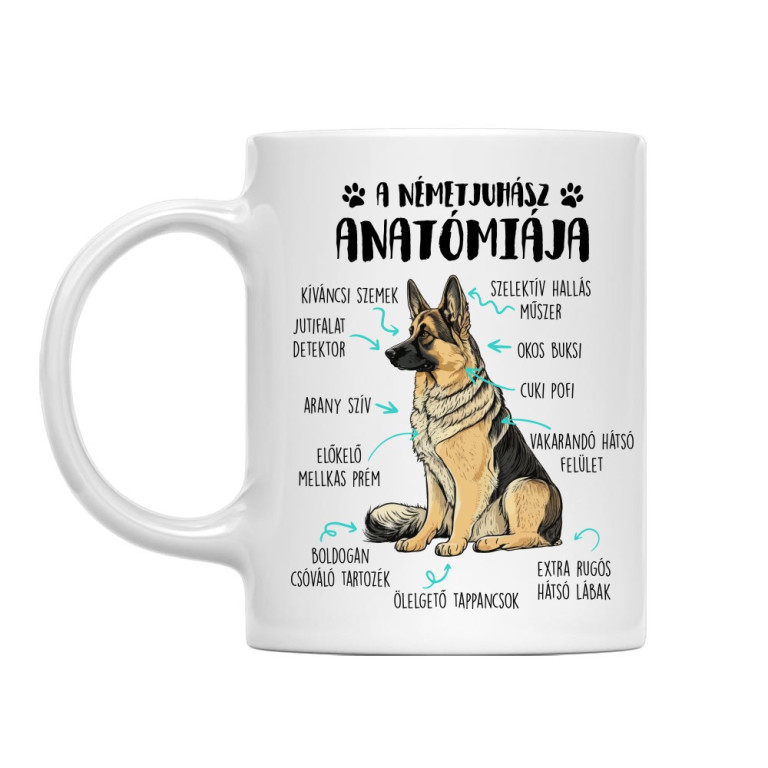 A németjuhász anatómiája