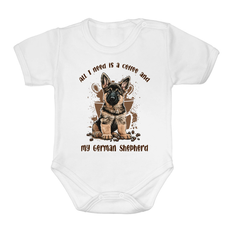 Coffee and german shepherd
