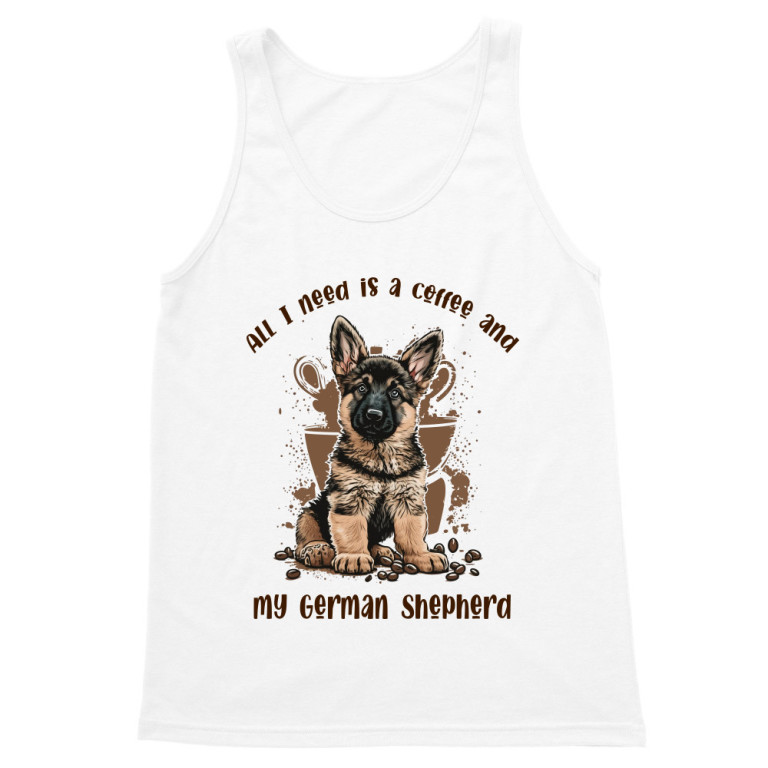Coffee and german shepherd