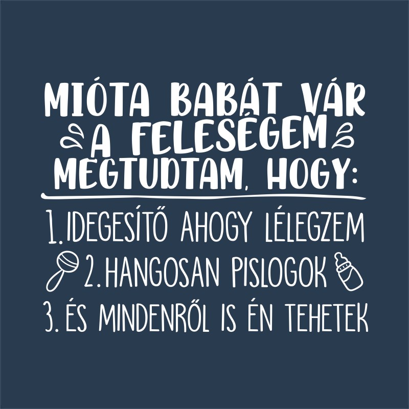Mióta babát vár a feleséget