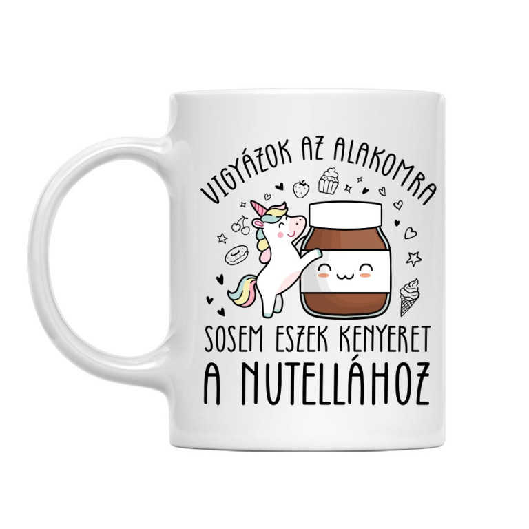 Nutella - Unikornis - Bögre