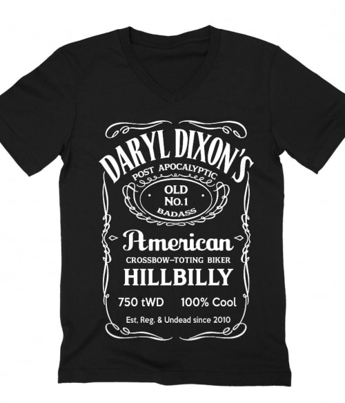 Jack Daniel's Daryl Dixon Póló - Ha The Walking Dead rajongó ezeket a pólókat tuti imádni fogod!