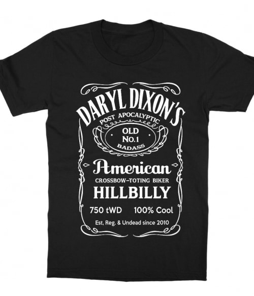 Jack Daniel's Daryl Dixon Póló - Ha The Walking Dead rajongó ezeket a pólókat tuti imádni fogod!