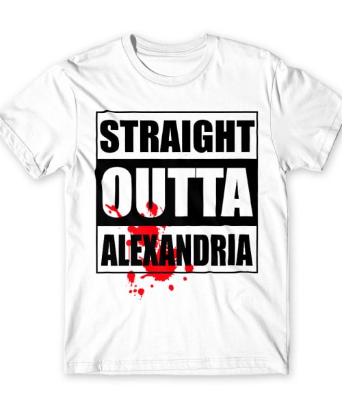 Straight outta Alexandria The Walking Dead Póló - The Walking Dead
