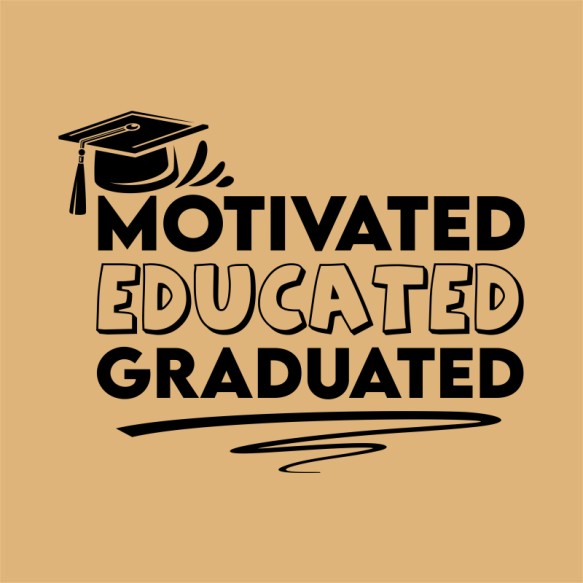 Motivated - Graduated Ballagás Ballagás Ballagás Pólók, Pulóverek, Bögrék - Események
