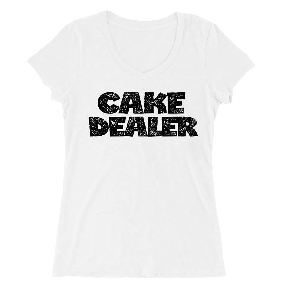 Cake Dealer Női V-nyakú Póló
