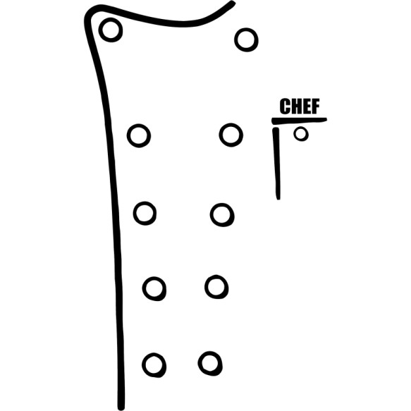 Chef kabát Hobbi-Érdeklődés Pólók, Pulóverek, Bögrék - Hobbi-Érdeklődés