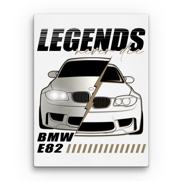 Legends never die - E82 BMW Vászonkép - Járművek