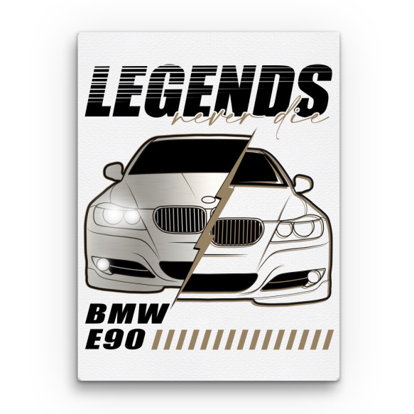 Legends never die - E90 BMW Vászonkép - Járművek