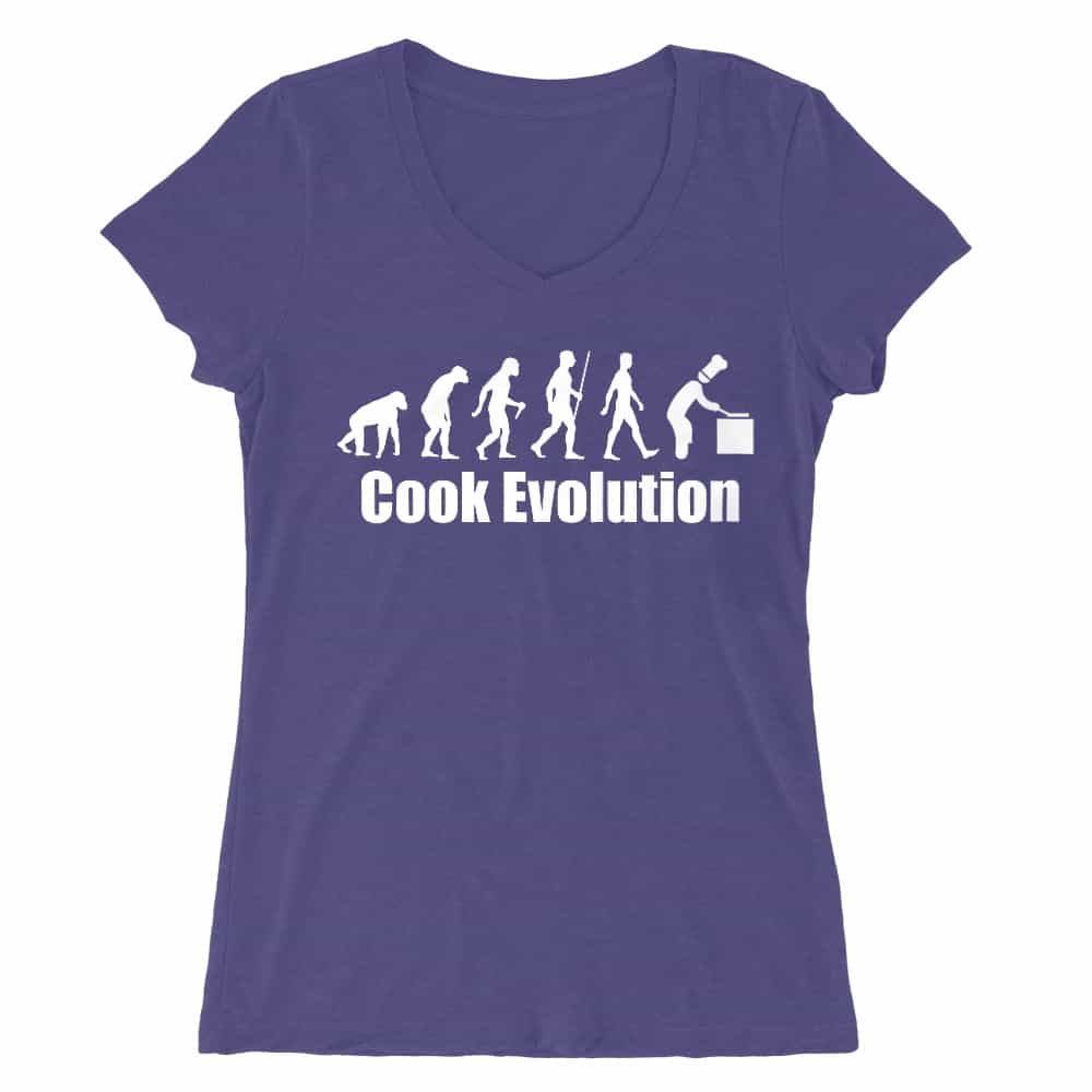 Cook evolution Női V-nyakú Póló