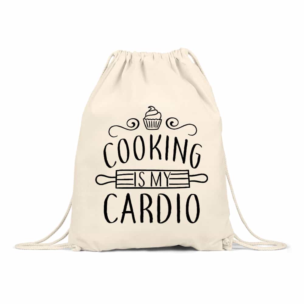 Cooking is my cardio Tornazsák