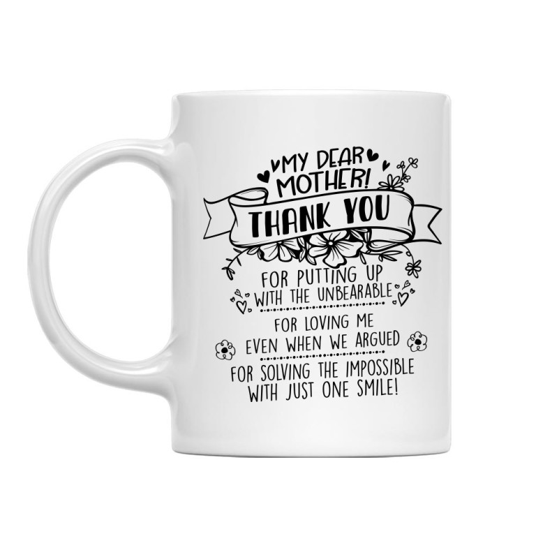 Dear mom - Thank you