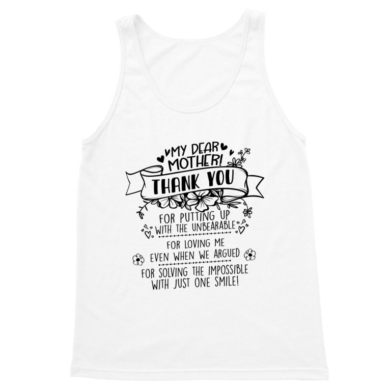 Dear mom - Thank you