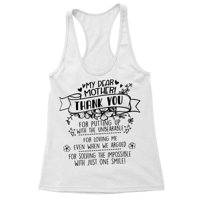 Dear mom - Thank you