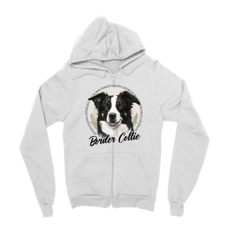 Border Collie Jellemzők - Zipzáros Pulóver