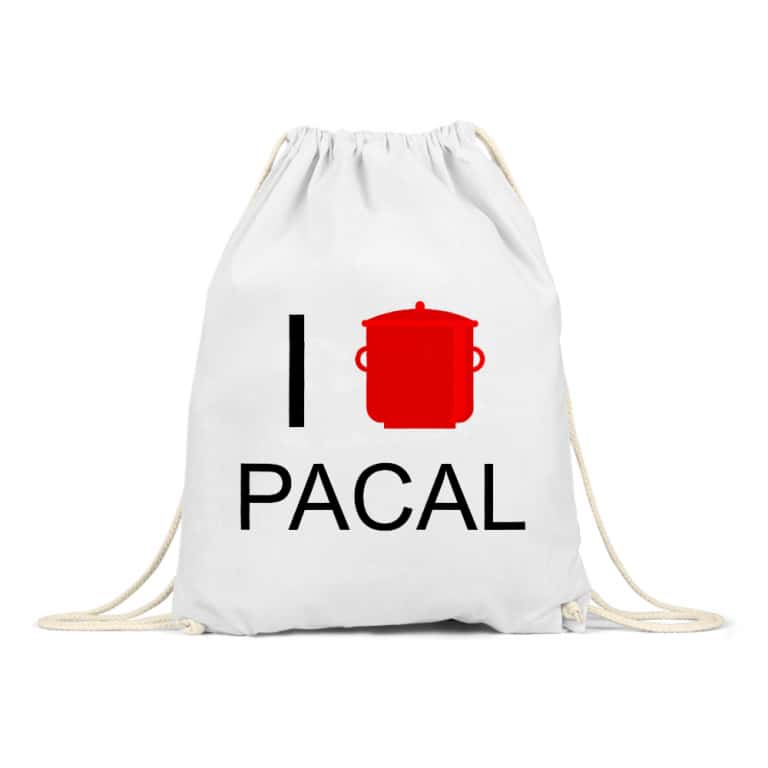 I love pacal - Tornazsák