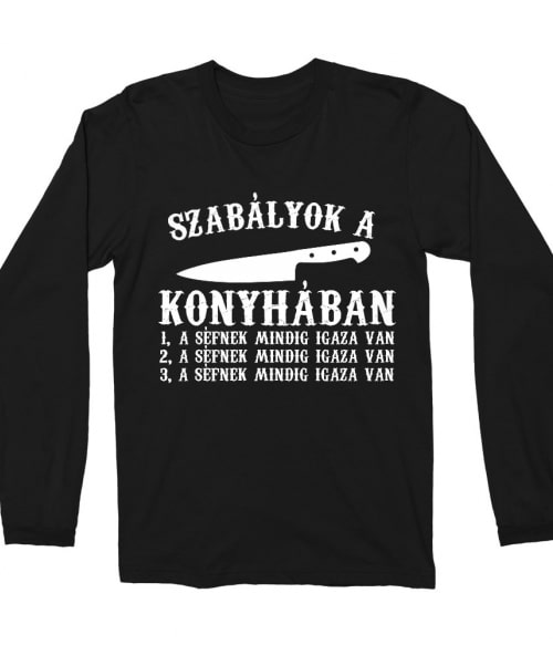 Konyhai szabályok Póló - Ha Hobby rajongó ezeket a pólókat tuti imádni fogod!
