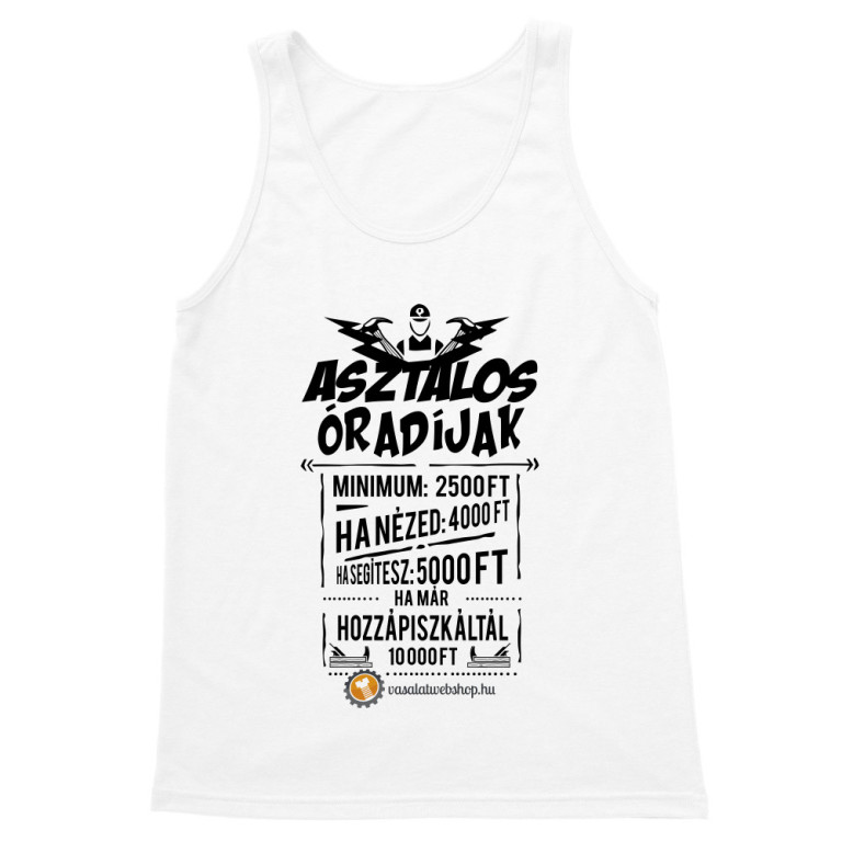 Asztalos Óradíjak - Vasalatwebshop.hu - Férfi Trikó