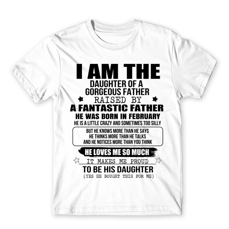 I am a daughter of a super dad - February