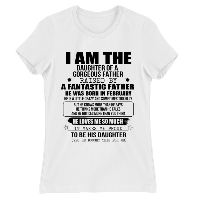 I am a daughter of a super dad - February