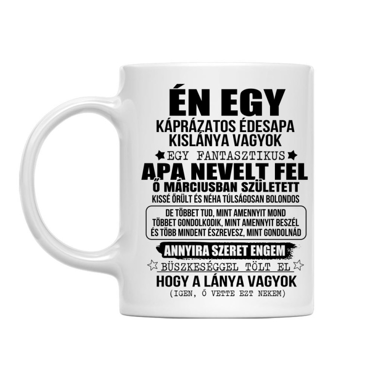 Káprázatos apa kislánya vagyok -  Március