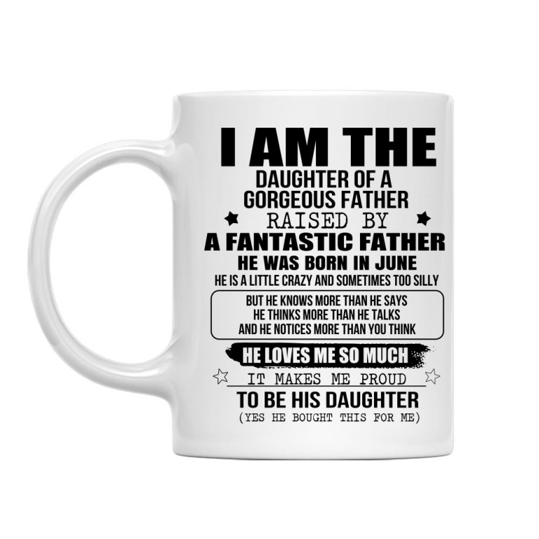I am a daughter of a super dad - June