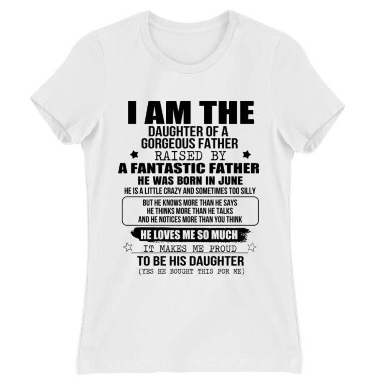 I am a daughter of a super dad - June