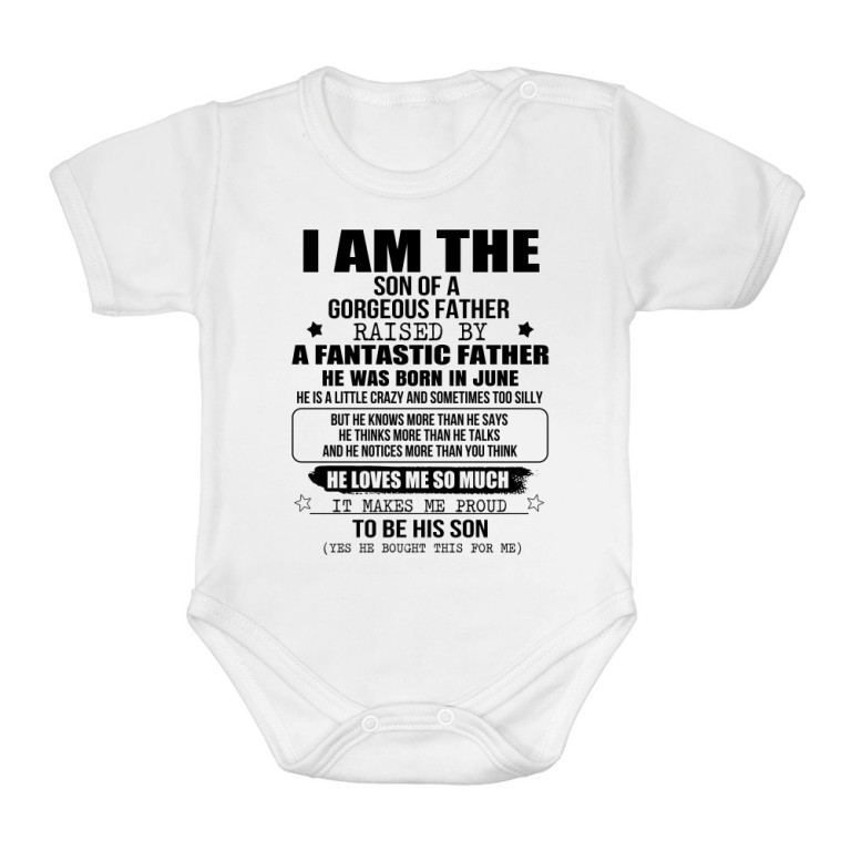 I am a son of a super dad - June
