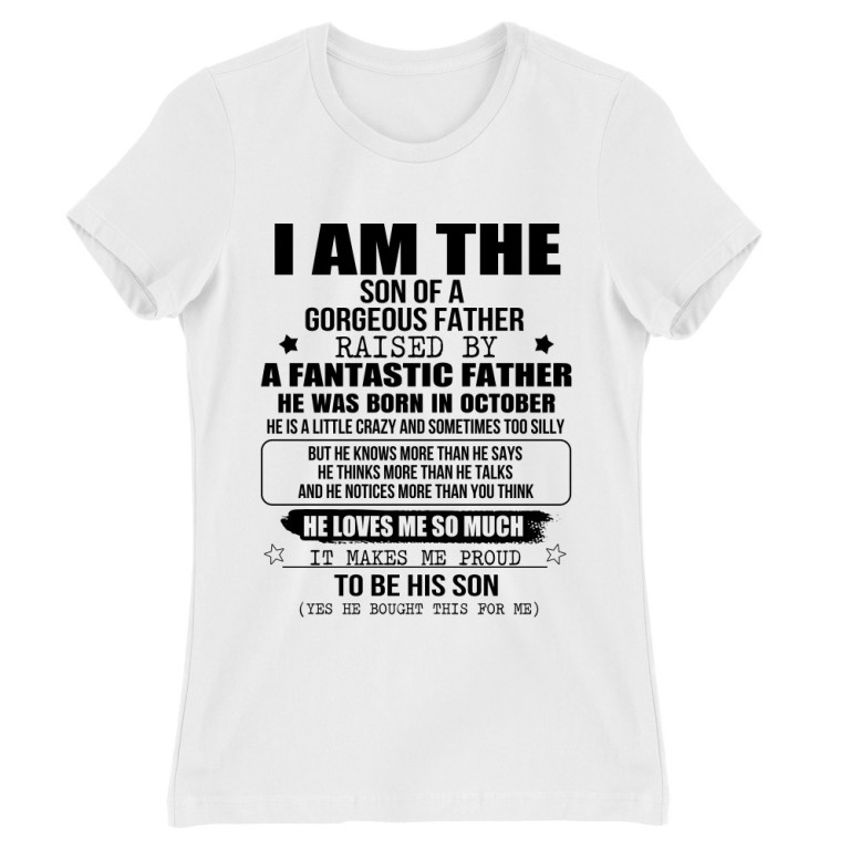 I am a son of a super dad - October