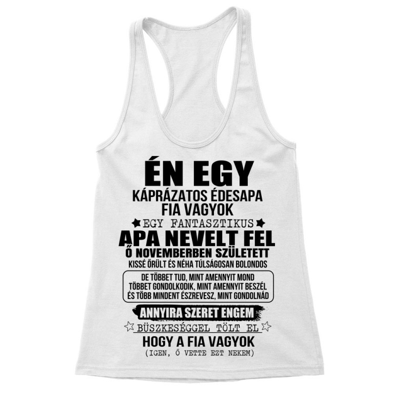 Káprázatos apa fia vagyok -  November