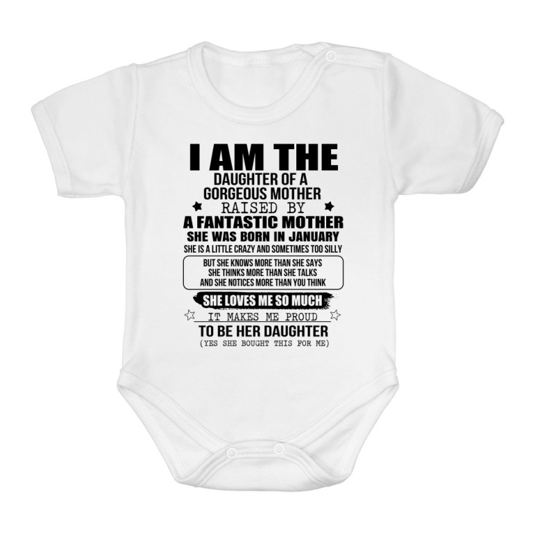I am a daughter of a super mom- January