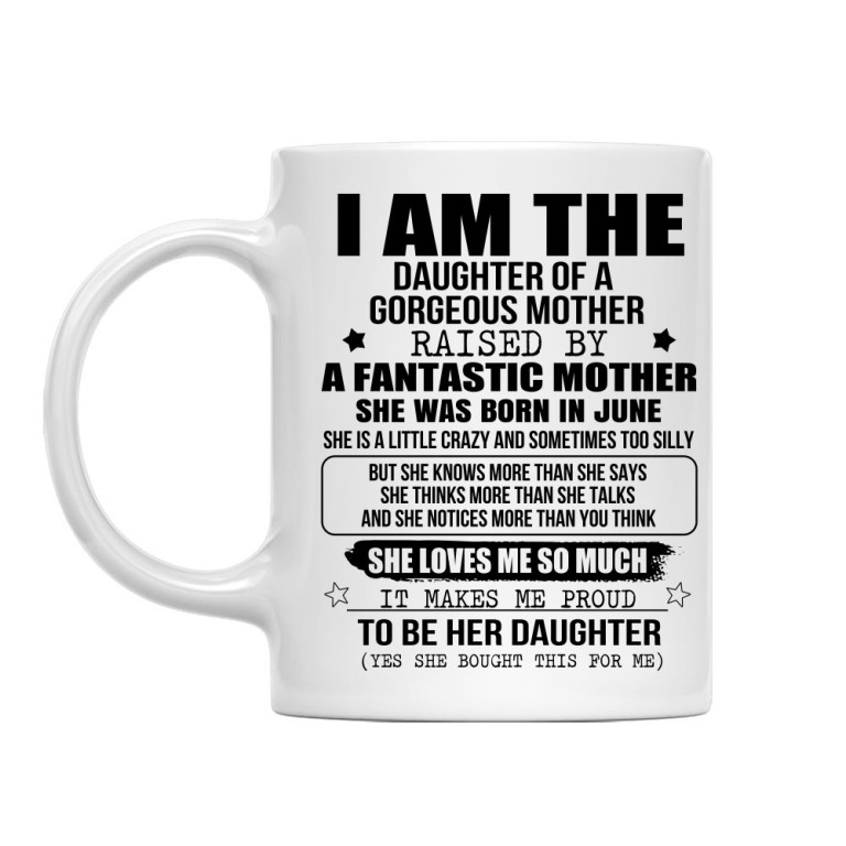 I am a daughter of a super mom- June