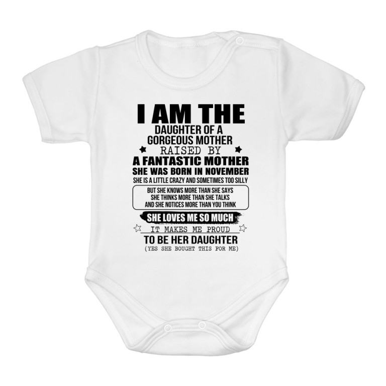 I am a daughter of a super mom- November